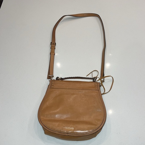 Rebecca Minkoff Vanity Saddle Bag in Tan Leather - Picture 3 of 8